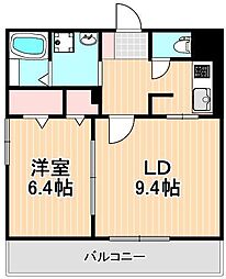 NRAY RESIDENCE 1LDKの間取図画像