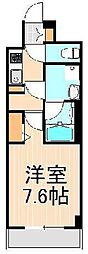メインステージ北千住7 1Kの間取図画像