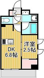 SYFORME KITA-SENJU 1DKの間取図画像