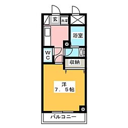 間取図画像 1K