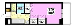 マローン野田 1Kの間取図画像