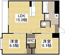 ベンビレッジ平田西公園 2LDKの間取図画像