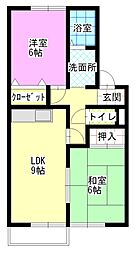 間取図画像 2DK