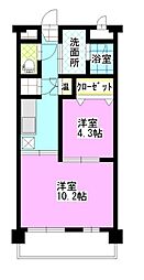 エルフィン 2Kの間取図画像