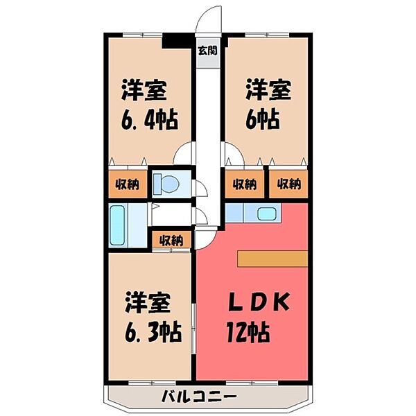 同じ建物の物件間取り写真 - ID:209005553419