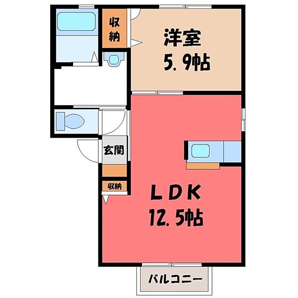 同じ建物の物件間取り写真 - ID:209005596395