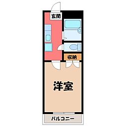間取図画像 1K