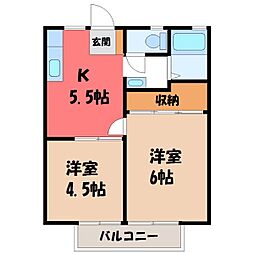 間取図画像 2K