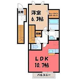 間取図画像 1LDK