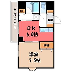 間取図画像 1DK