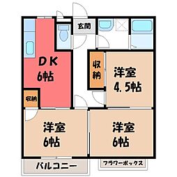 間取図画像 3DK