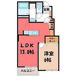 間取図画像 1LDK