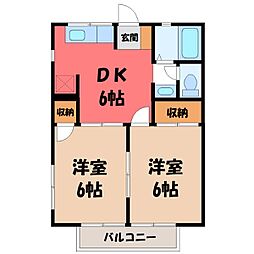 間取図画像 2DK