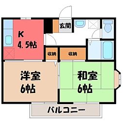 間取図画像 2K