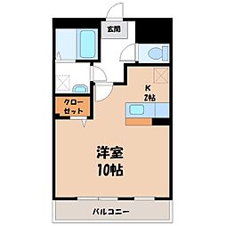アドヴァンス ワンルームの間取図画像