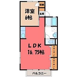 東武宇都宮線 南宇都宮駅 徒歩31分 2階/-