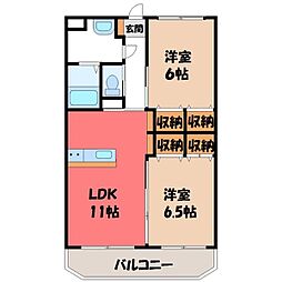 JR東北本線 宇都宮駅 徒歩20分 4階/-