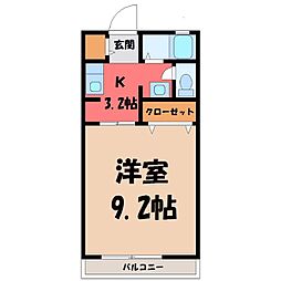 シャーメゾン鶴田 B棟 2階