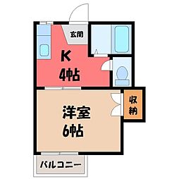コーポクレスト 2階/-