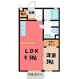 エスポワール川田 B 2階/-