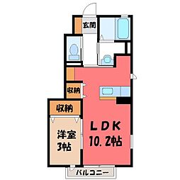 グランテスタC 1SKの間取図画像