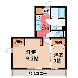 MoriRoyal2nd 2Kの間取図画像