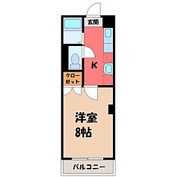 レジデンスカープ宇都宮 2階