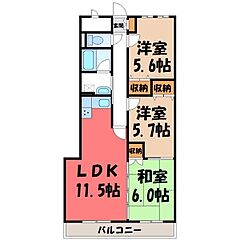 物件の間取り