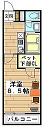 間取図画像 1K