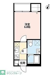 ＣＵＢＥ宮原 1階1Kの間取り