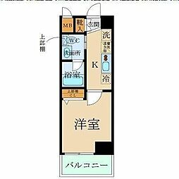 L-FlatOmiyaavignity 1Kの間取図画像