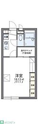レオパレスラボール1 1Kの間取図画像