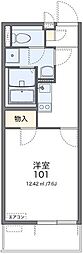 レオネクスト見沼コヅチ 1Kの間取図画像