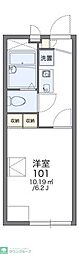 レオパレス久喜南2 1Kの間取図画像