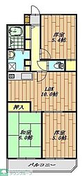 ペアシティ久喜参番館 3LDKの間取図画像