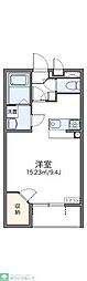 レオネクストタウンコート2 1Kの間取図画像