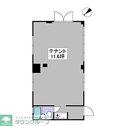 神広ハイム ワンルームの間取図画像