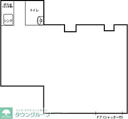 シェトワ桶川 ワンルームの間取図画像