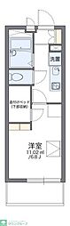レオパレスつくば 1Kの間取図画像