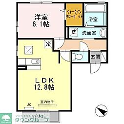 コーエイハイム 1LDKの間取図画像
