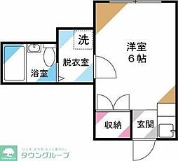 アイアイレジデンス土呂 ワンルームの間取図画像