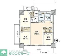 ヴェレーナ大宮大門町 3LDKの間取図画像