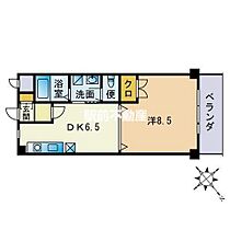 福岡県久留米市津福本町912-1（賃貸マンション1DK・6階・35.10㎡） その2