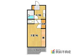 パジオン櫛原 3階/305