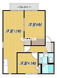 サンエクセル小森野D棟 2階