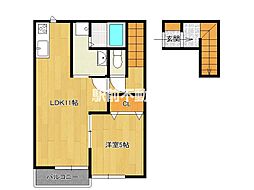 アテレーゼOne津福今町 2階