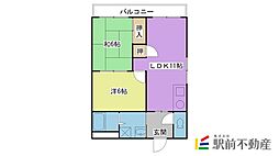 ピースフルおがた 2階/202