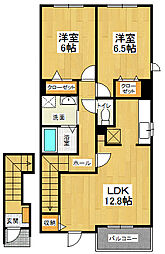 ファインステージB 2LDKの間取図画像