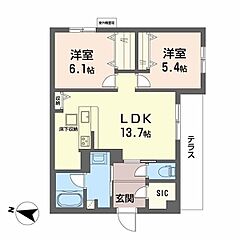 物件の間取り