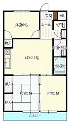 グリーンヒル観世I 3階/305